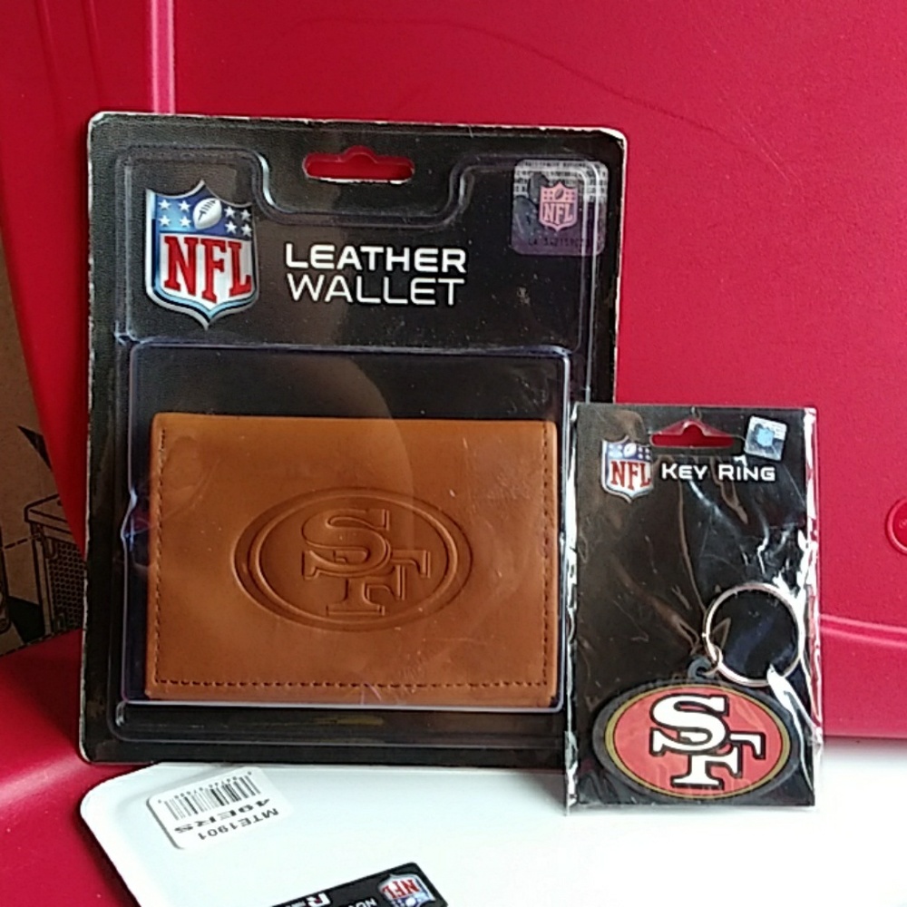 SF 49er's Wallet and Key Ring